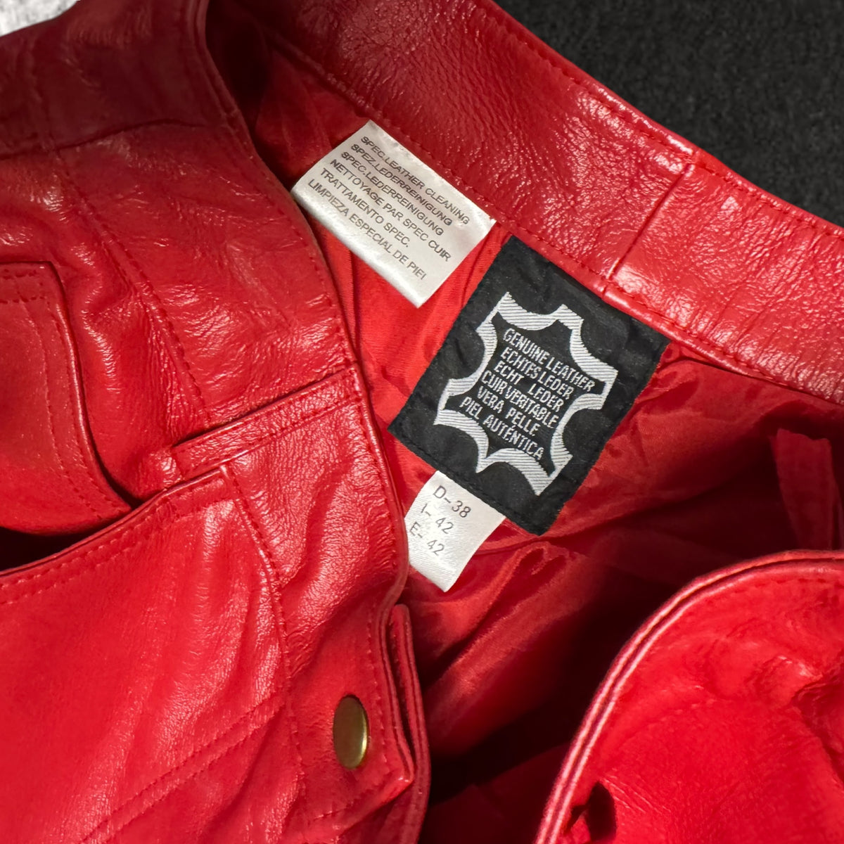 The Cars red leather Pants Size 10/ 12             S/Mens