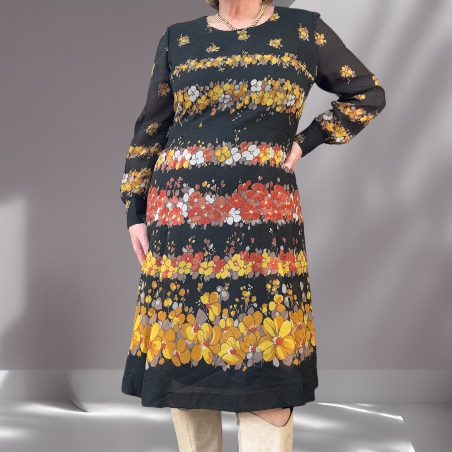 Coronet 70’s Dress size 12~14