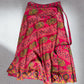 70’s Vibrant wrap skirt size 10