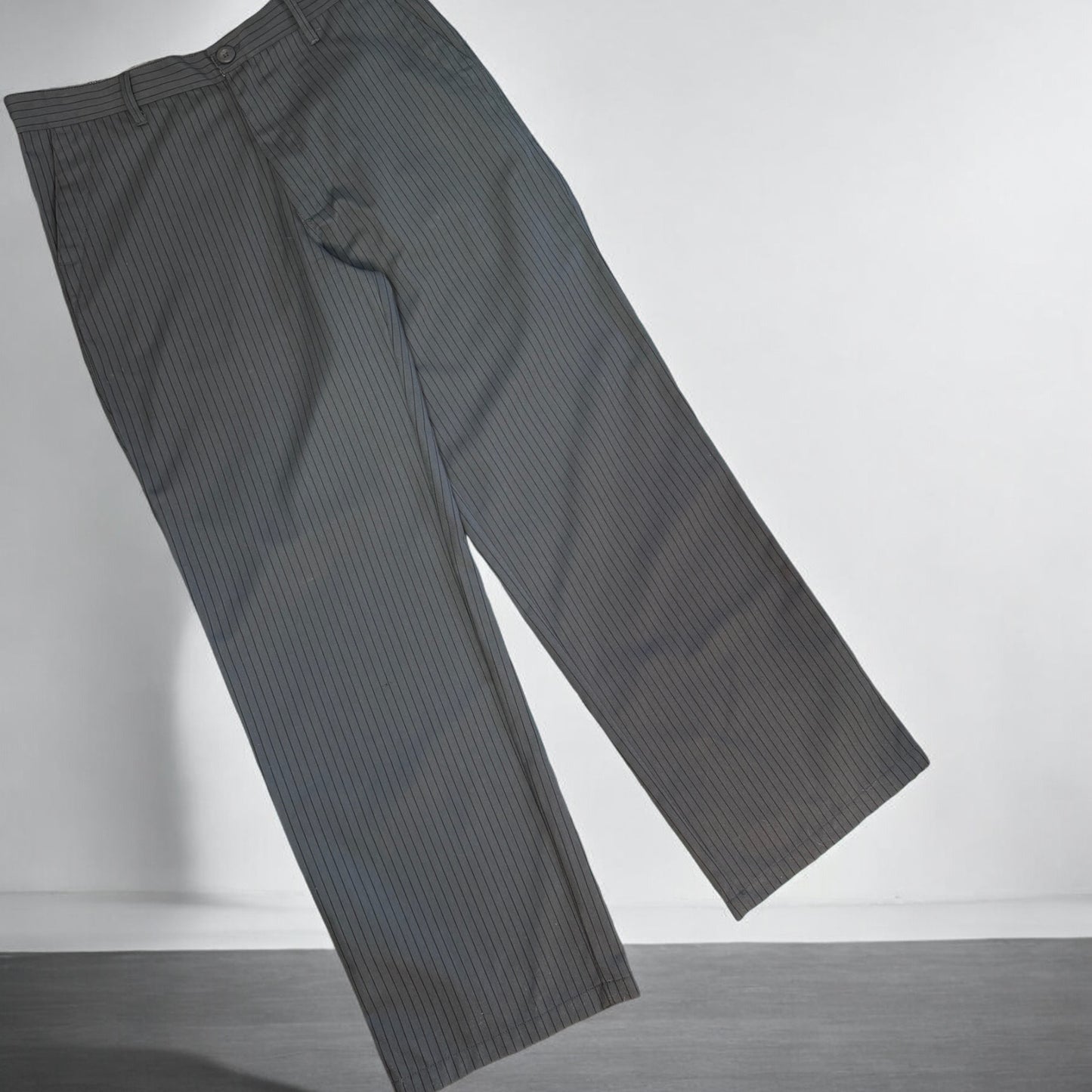 Grey Stripe Pants Size 34