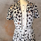 Doris Brown Dotty Dress Size