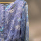 Loretta Blue Chiffon Dress Size 12
