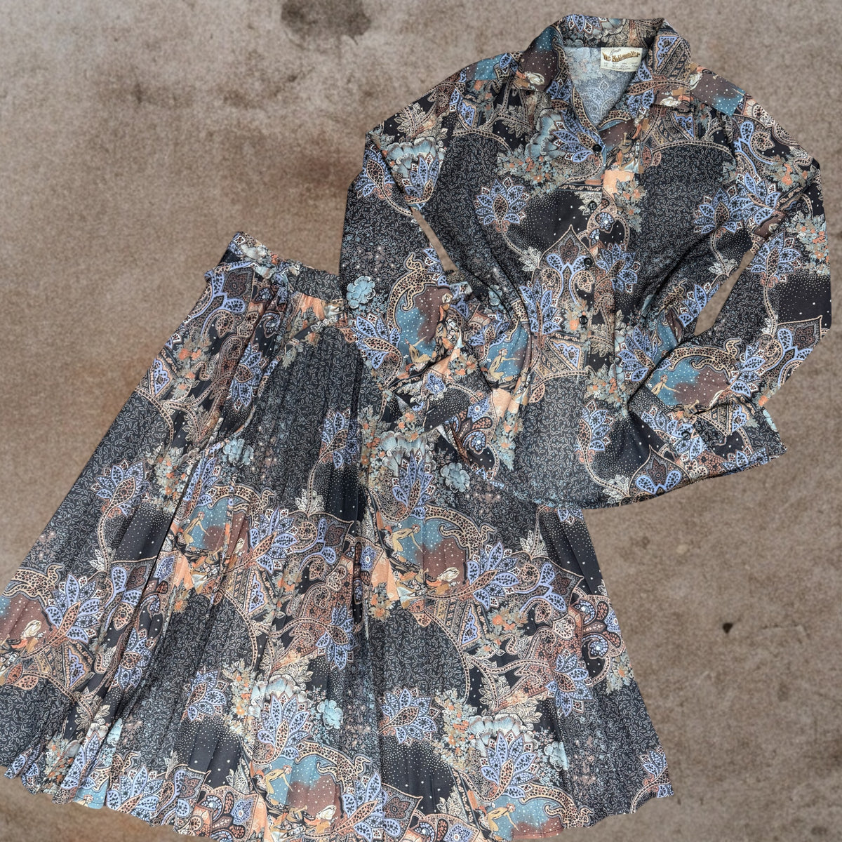 Paisley Skirt Set Size 12