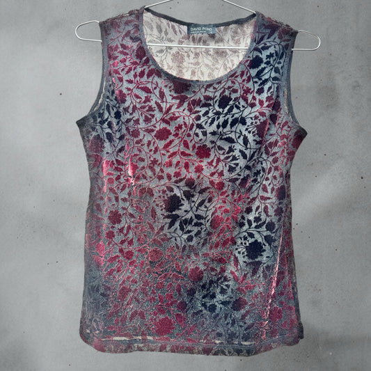 Frankie Velvet Top Size  12