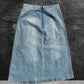 Denim Midi Skirt