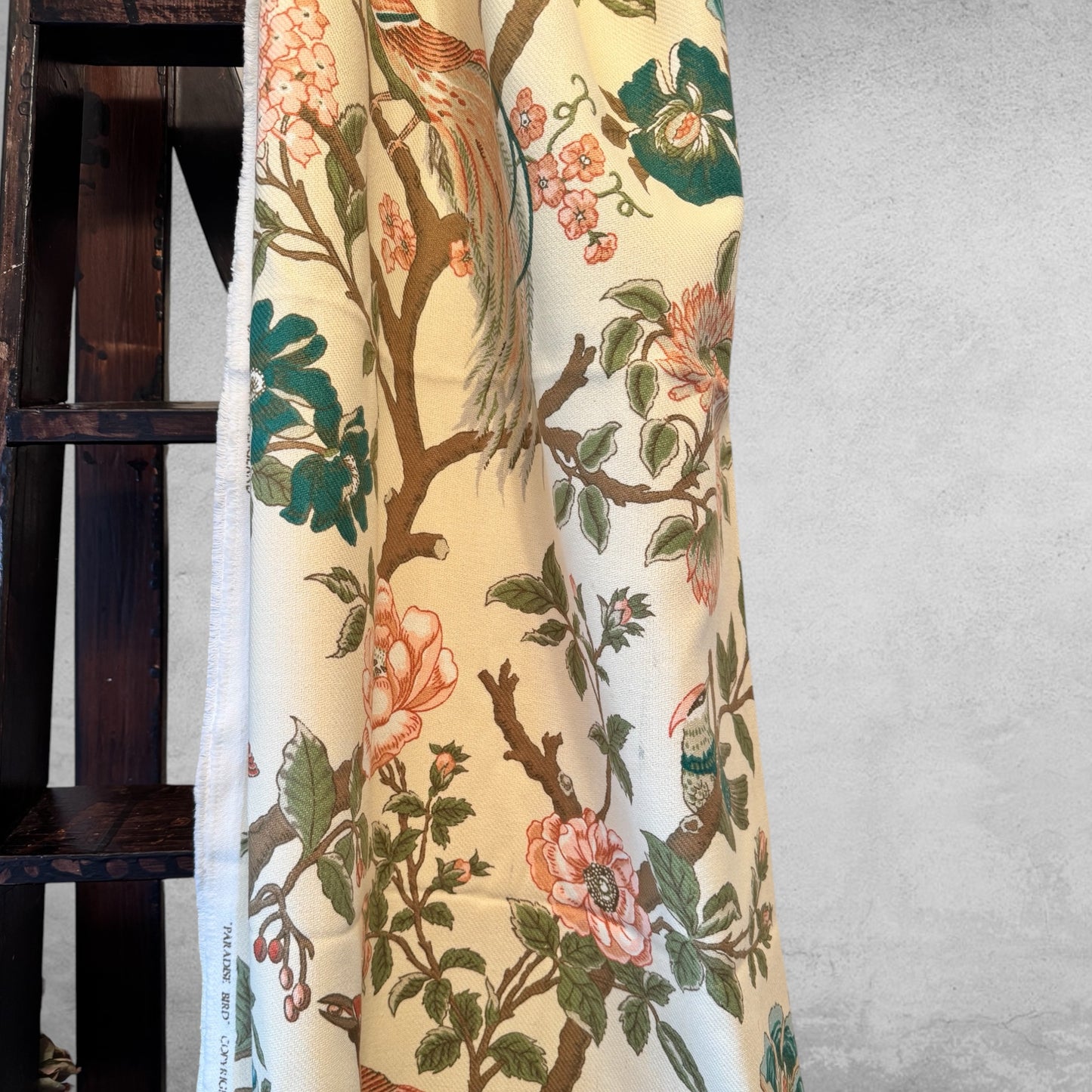 Paradise Bird Vintage Fabric