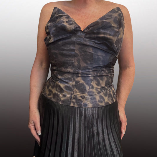 All Saints Animal Bustier Size 12