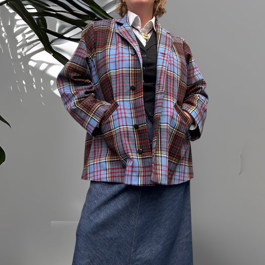 Julien  Plaid Shacket Size 14-16