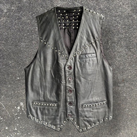 Punk Studded Vest L