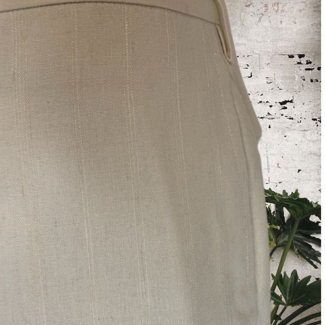 YSL Cream Dress Pants Size 30