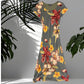 Hibiscus Bias Cut Dress Size 12 -14