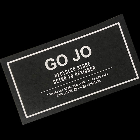 Go Jo Recycled Store Gift Vouchers