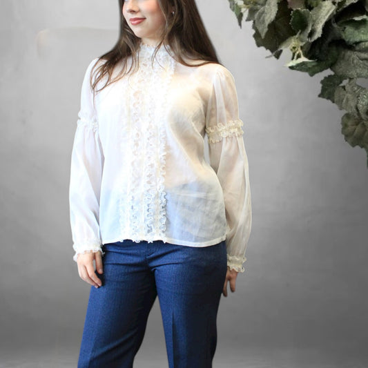 Dawn 60’s Blouse Size 10