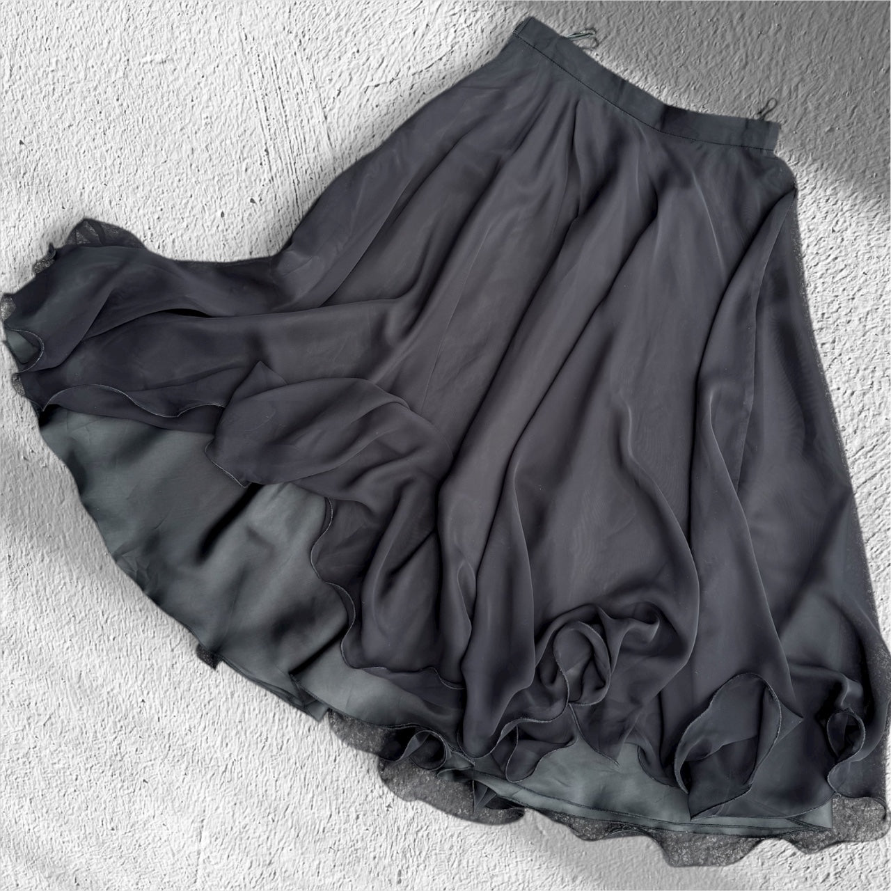 Hermann Lange Chiffon Skirt Size 10/ 12