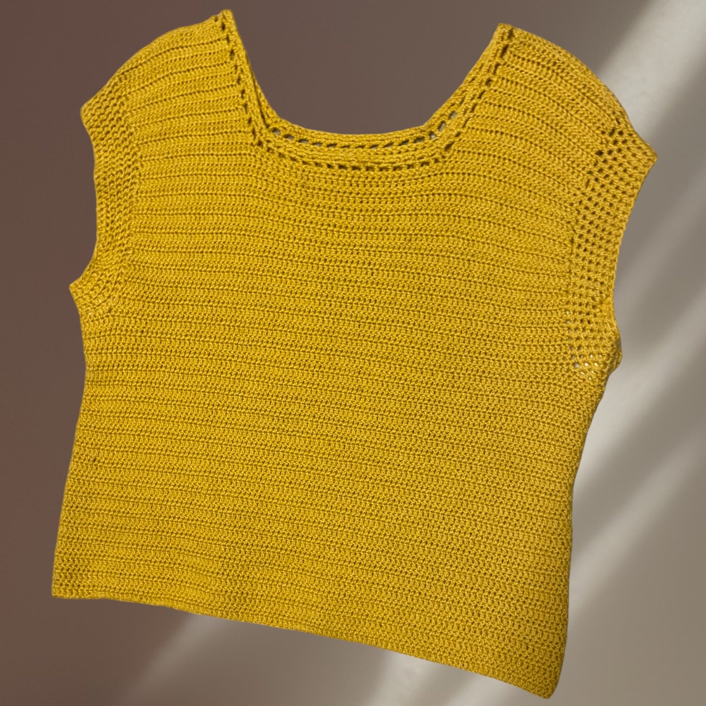 Ositn Crochet Vest Size 14