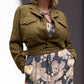 Nate Khaki Jacket Size 12-14