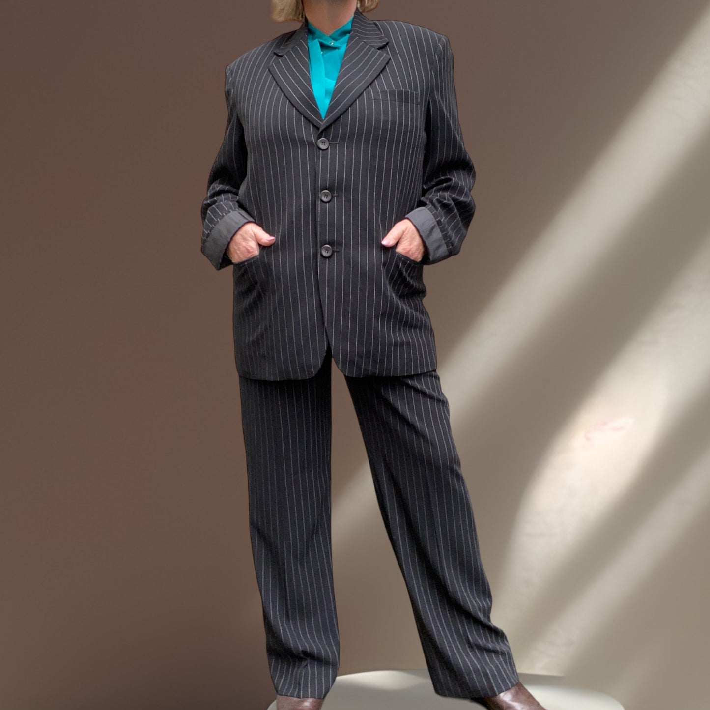 Opal Pinstripe Suit Size 14-16