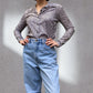 Kimora Velvet Blouse Size Small