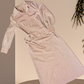 Daria Dusty Pink Lurex 1970 Dress Size 10-12