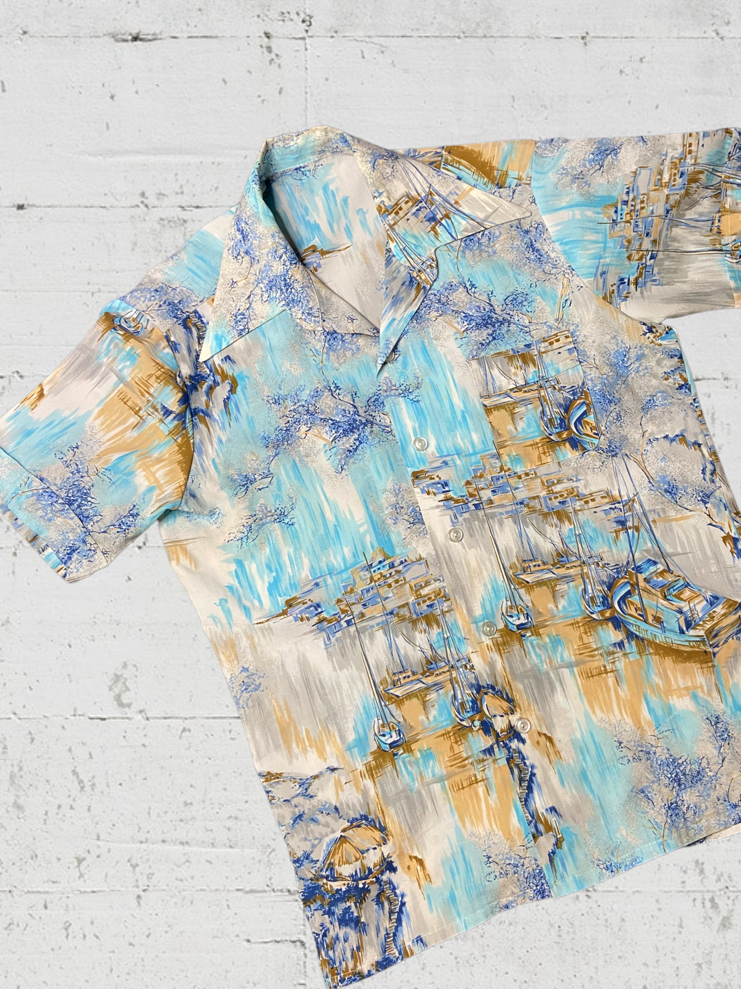 Geoff Water Colour Boat Shirt