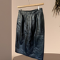Giorgio Mobiani Leather Pencil Skirt Size 10-12