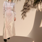 Daria Dusty Pink Lurex 1970 Dress Size 10-12