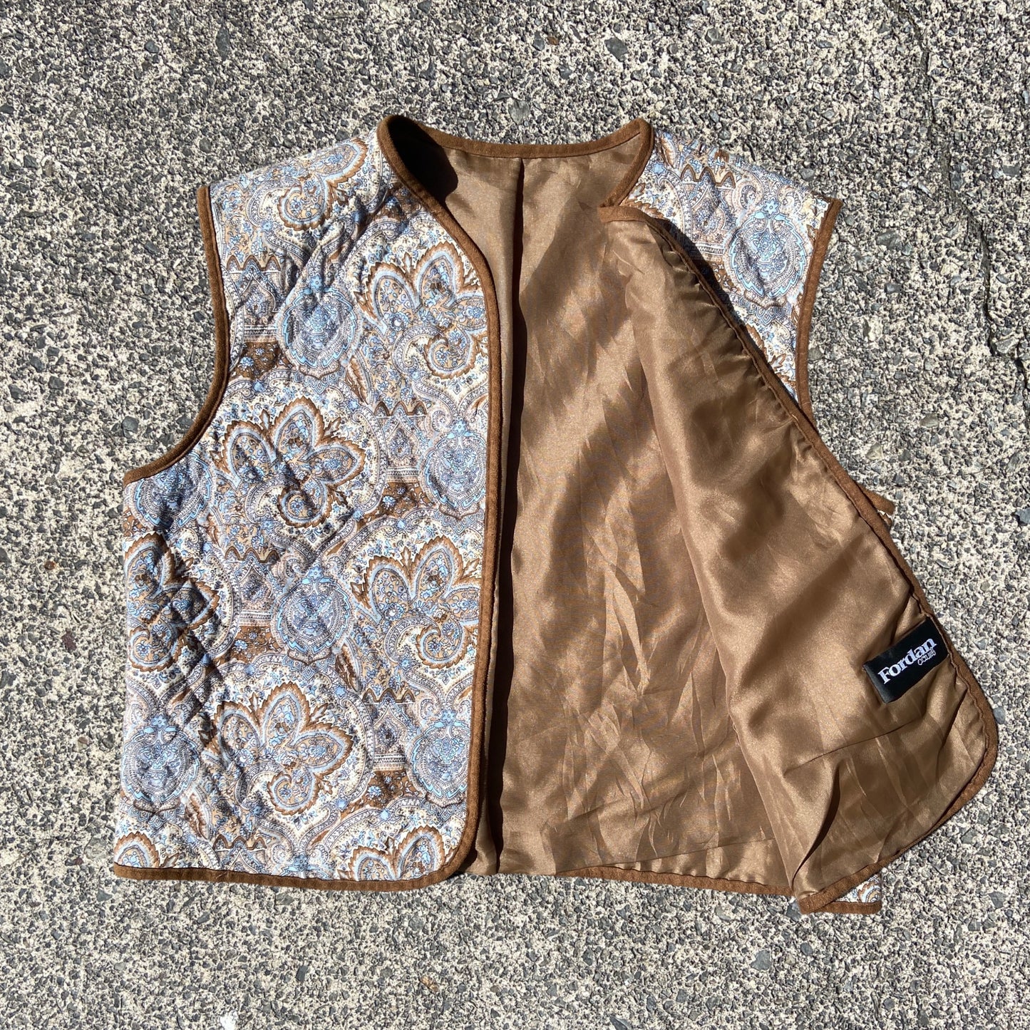 Clover Quilted Paisley Vest