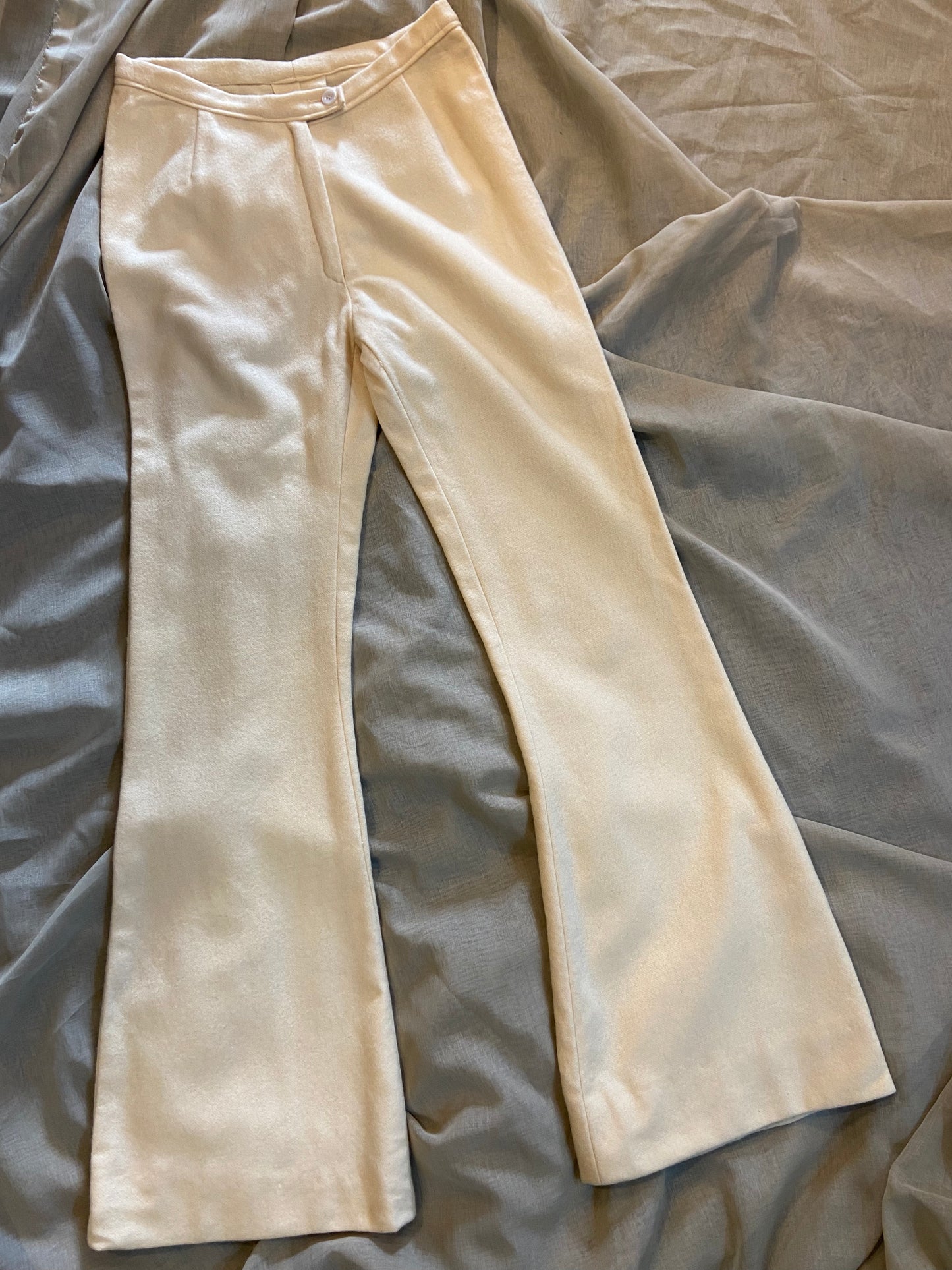 Angie Flared Wool Pants Size 8