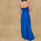Blue 70's Halter Neck Dress Size 10