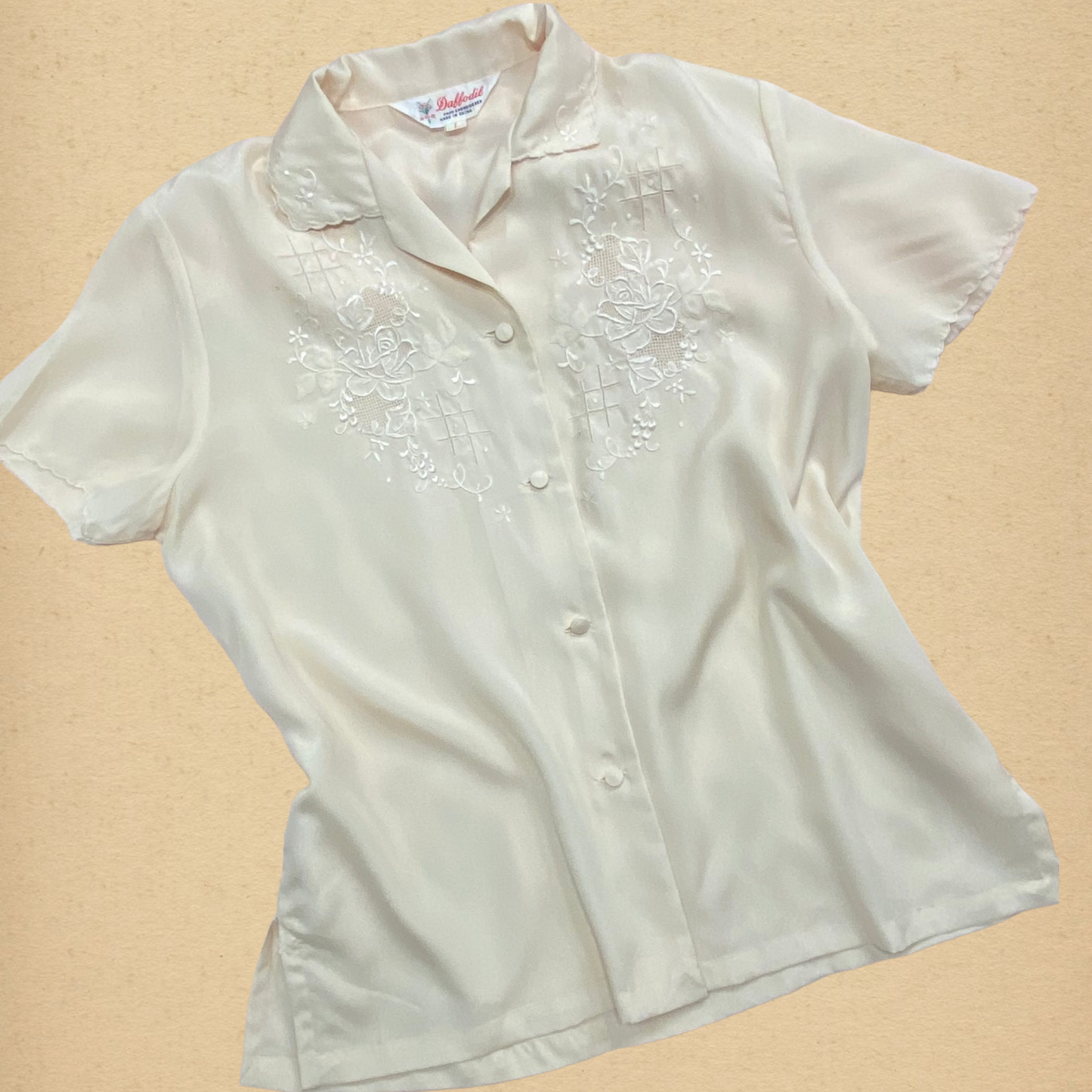 Daffodil Embroidered Blouse