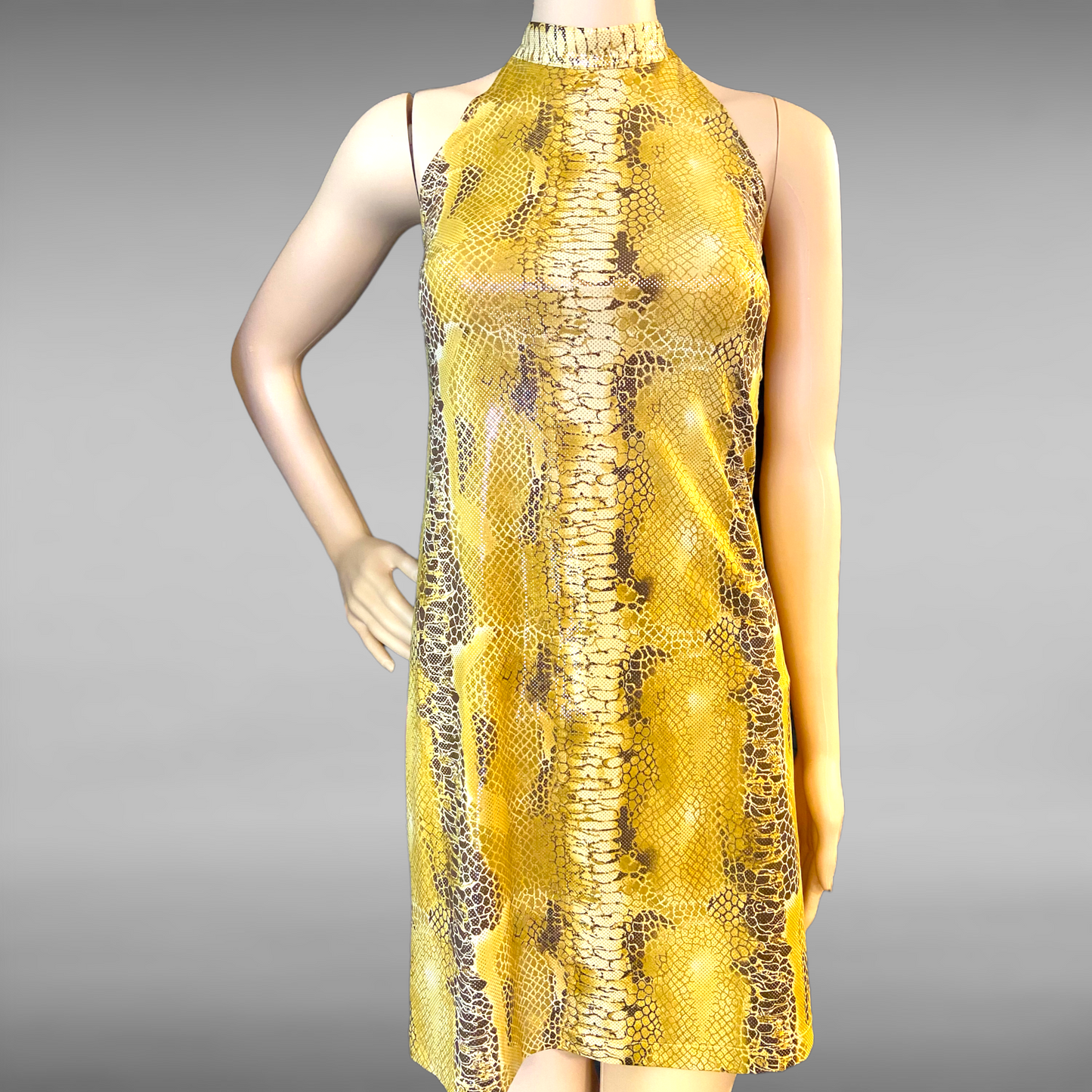 Gold Lame Dress Size 8-10