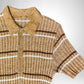 Eddie Ribbed Knit Polo