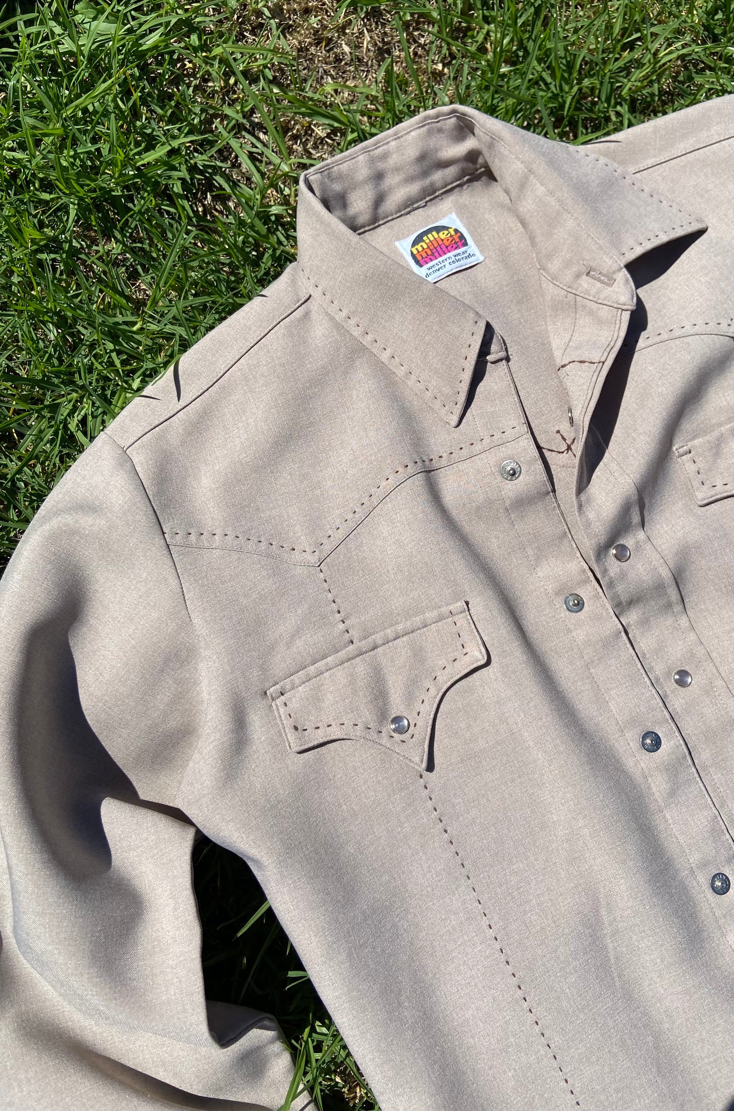 Miller Western Wear Shirt Size 14