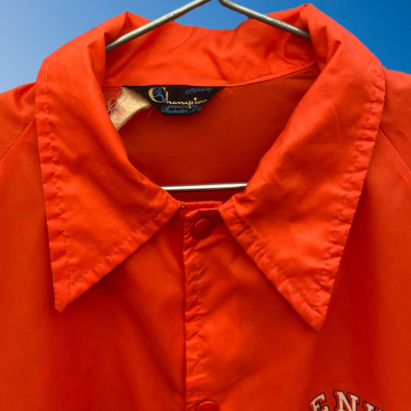 Champion Orange Windbreaker