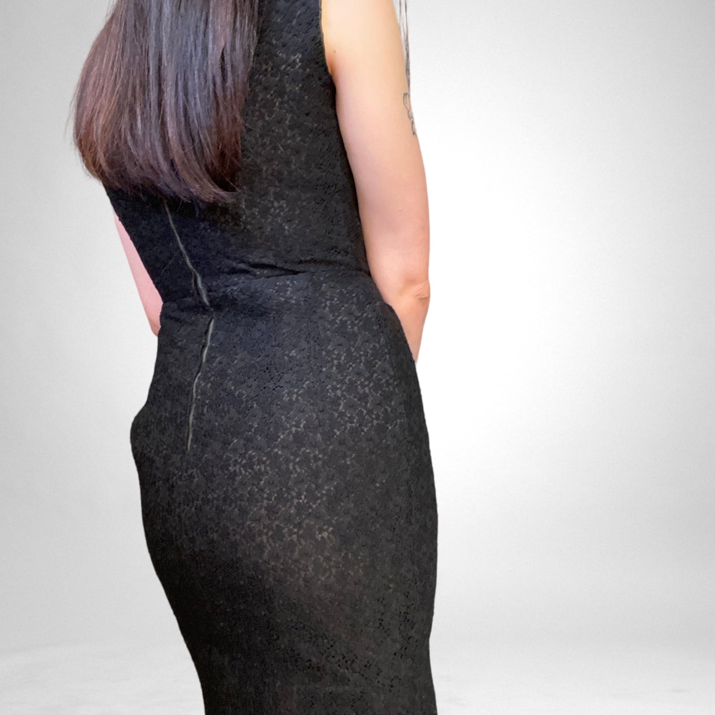 Black Lace Wiggle Dress Size 8 Go Jo Recycled Store Black Lace Wiggle Dress Size 8 Go Jo Recycled Store