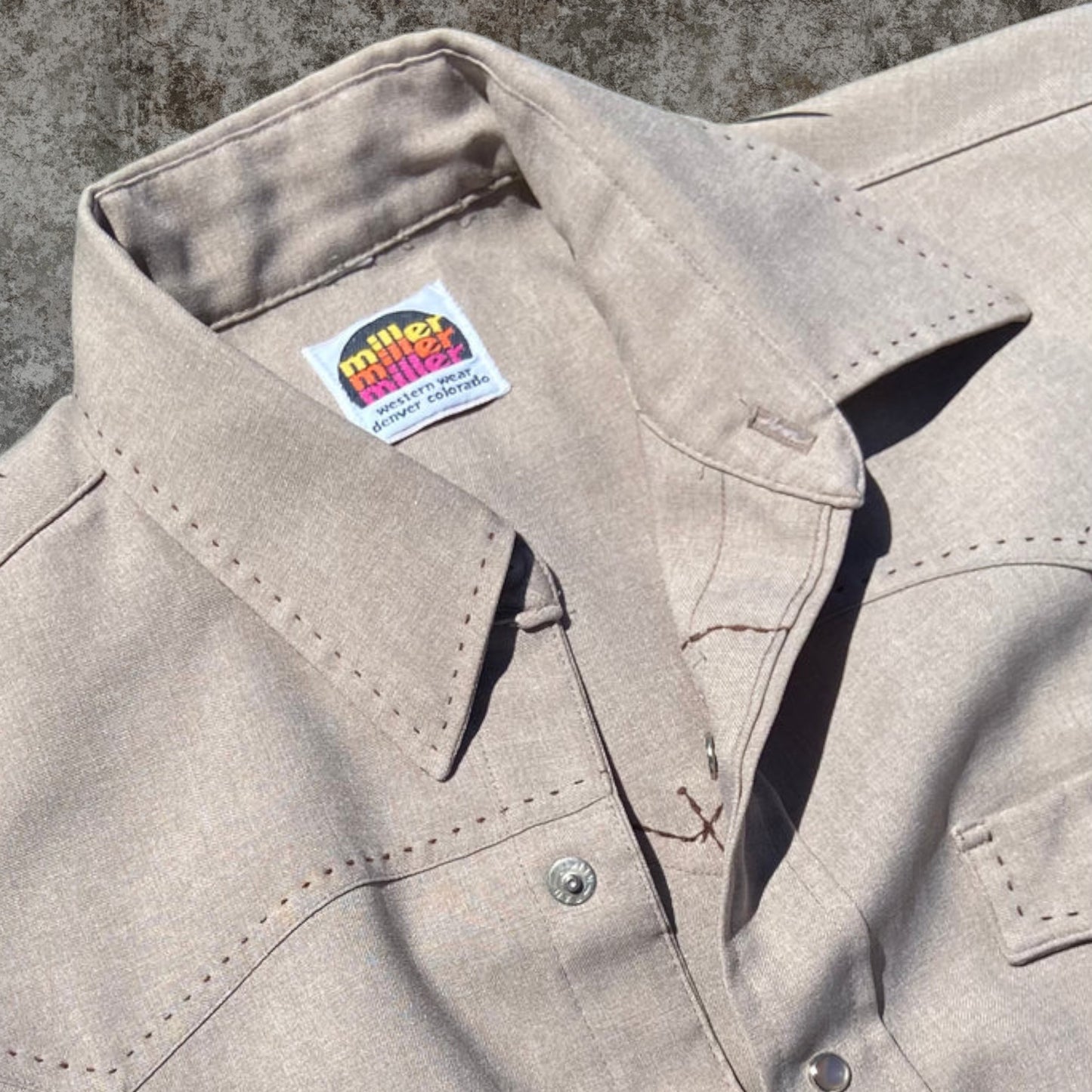 Miller Western Wear Shirt Size 14