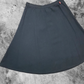 Bluvi Black Wool Skirt