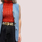 Gloria Gold Leather 80's Belt