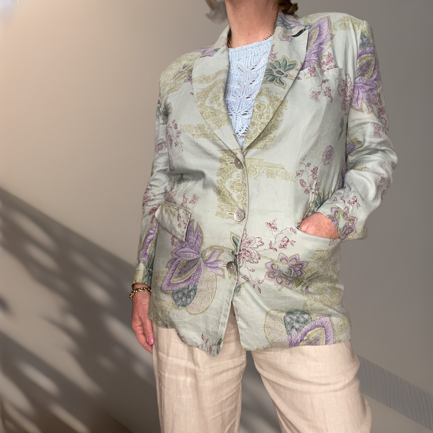 Julien Cotton Blazer Size 12-14