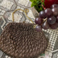 Vintage Zig Zag Pleated Purse