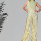 Caravelle Mint Green Plaid 70's Flared Pants Size 12