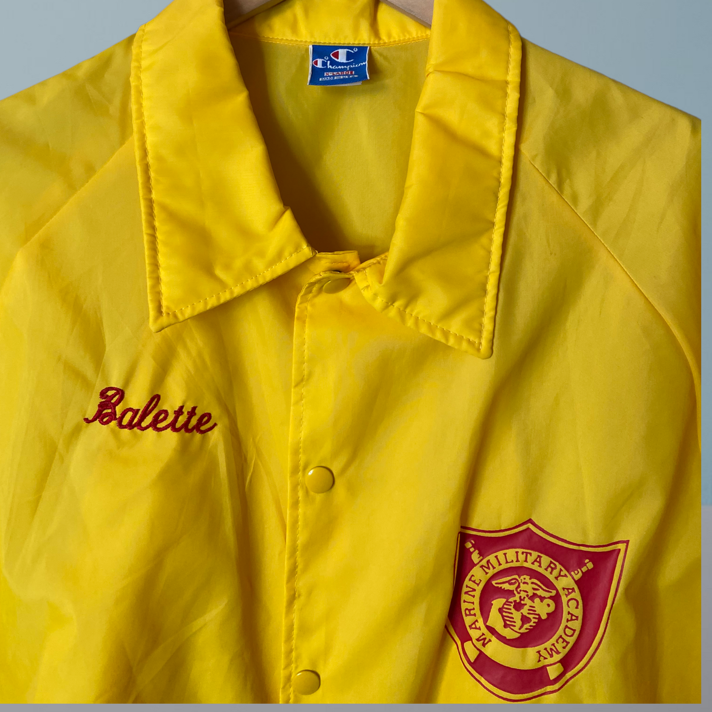 Champion Yellow Windbreaker