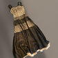 Black & Gold Vintage Gown Size 10